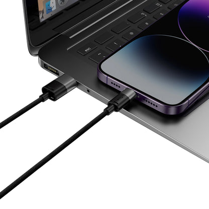 Cabo USB para USB-C + Micro USB + Lightning / 3 em 1 Baseus StarSpeed Series / 3,5A / 1.2m / Preto