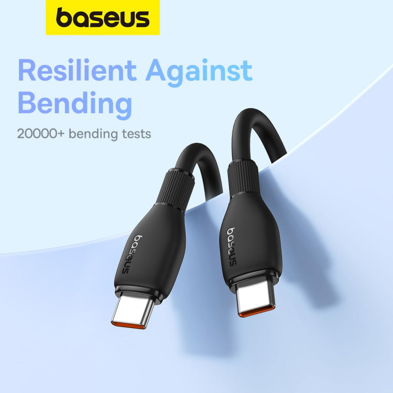 Cabo USB-C para USB-C Baseus Pudding 100W 1.2m Preto