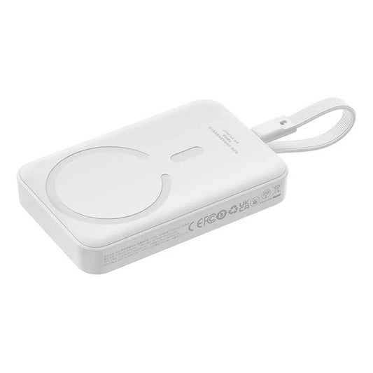 Powerbank Baseus Magnetic Mini Wireless/Wired 10000mAh 30W USB-C (Integrado) Branca
