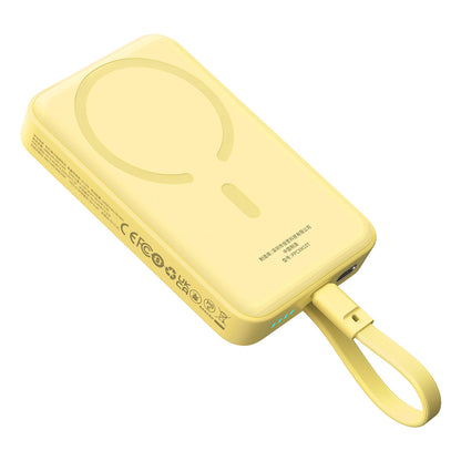 Powerbank Baseus Mini Magnético 10000mAh 30W MagSafe (Amarelo)