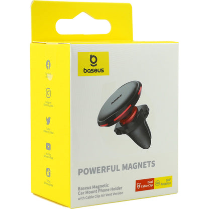 Suporte Magnético para Carro Baseus Air Vent Red OS