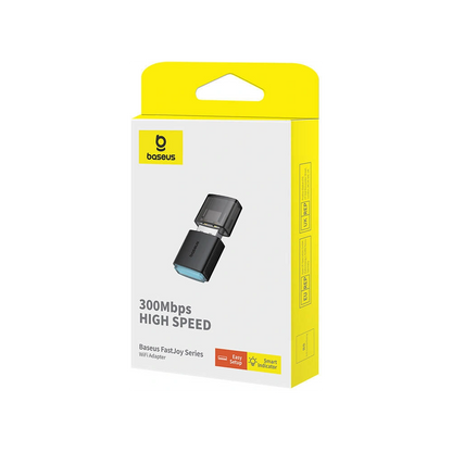Placa de Rede USB Baseus BS-OH169 300Mb/s 2.4GHz Preta