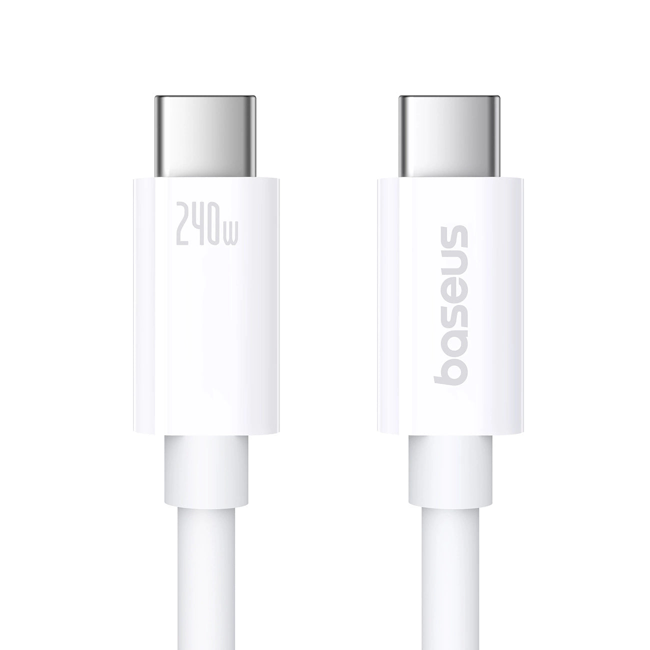 Cabo Baseus Superior 2 USB-C para USB-C 240W, 1,8m (Branco)