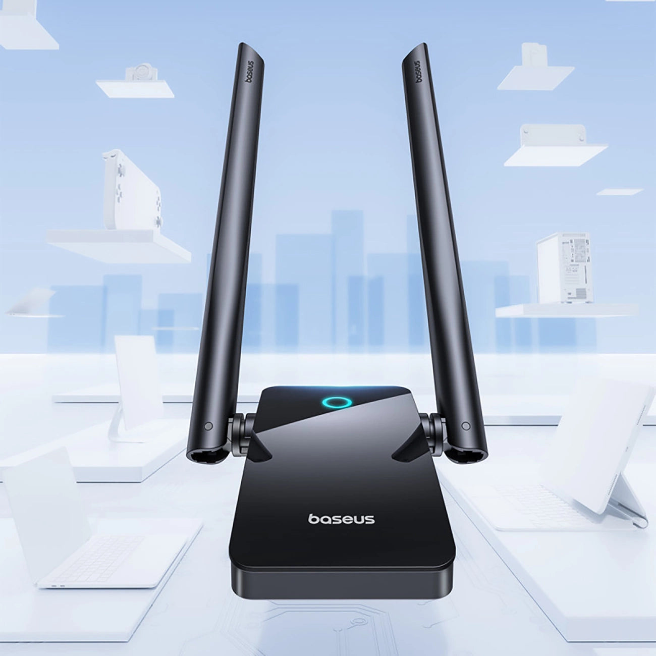 Adaptador Wi-Fi Baseus FastJoy 1300Mbps (Preto)