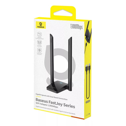 Adaptador Wi-Fi Baseus FastJoy 1300Mbps (Preto)
