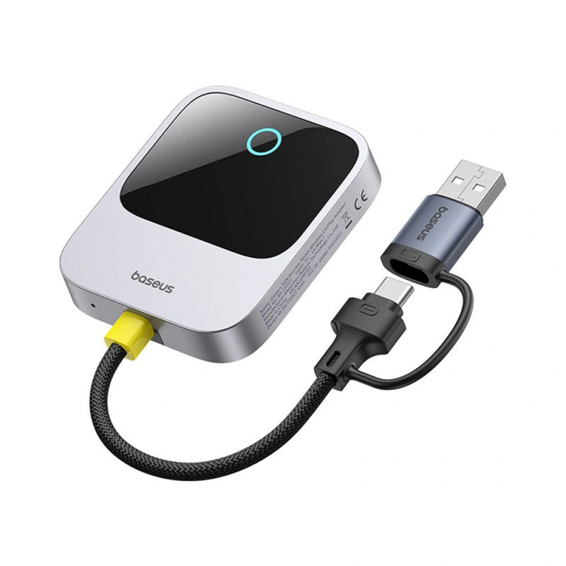 Adaptador Wireless CarPlay Baseus PrimeTrip Cinzento