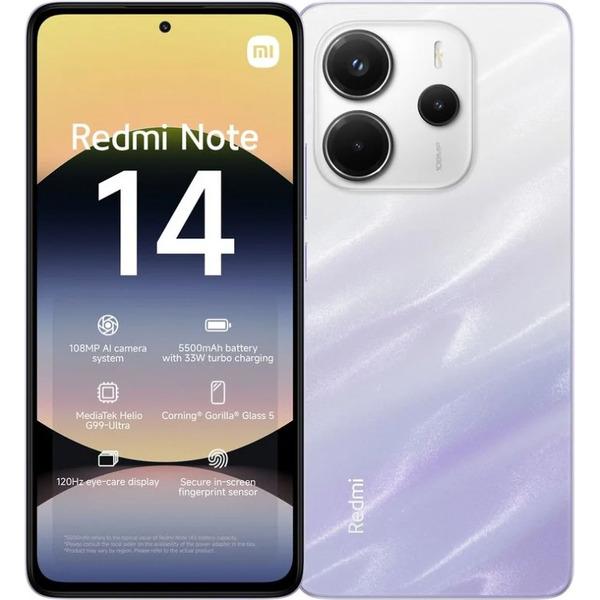 XIAOMI REDMI NOTE 14 8+256GB DS 4G MIST PURPLE OEM_0