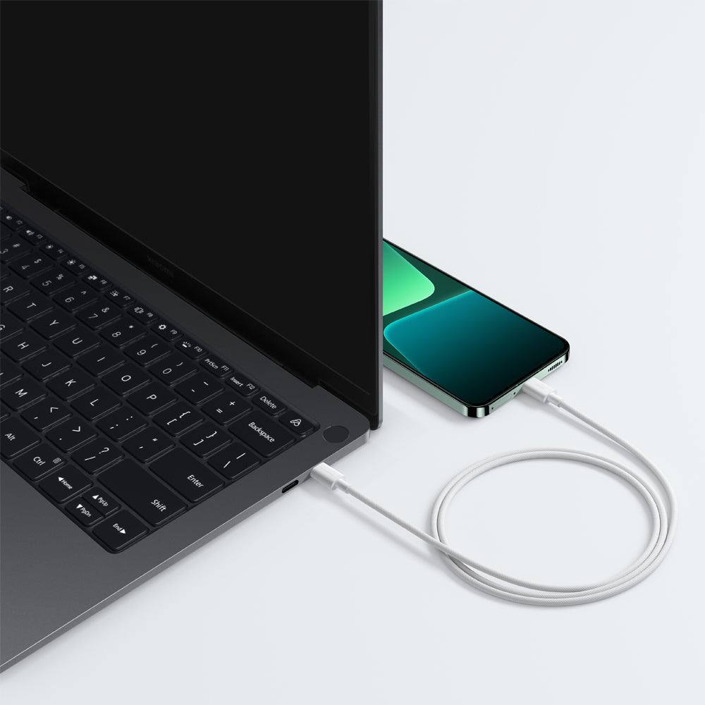 Cabo Xiaomi USB-C para USB-C 60W 1m Trançado