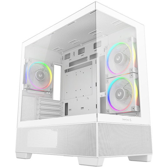 Caixa ATX DeepCool CG380 3F Vidro Temperado Branco