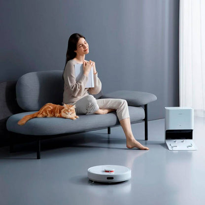 Aspirador Robô Xiaomi Robot Vacuum X10 4000Pa 5200mAh Branco