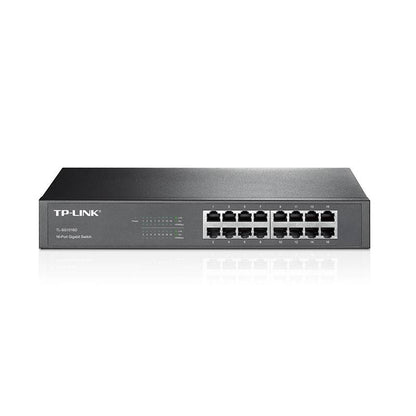 Switch TP-Link TL-SG1016D 16 Portas Gigabit UnManaged Rack Mountable