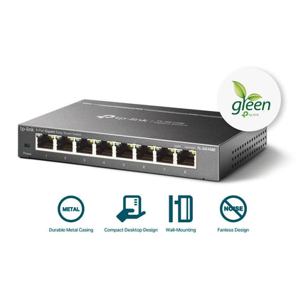 Switch TP-Link TL-SG108E 8 Portas Gigabit Smart Managed