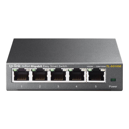 Switch TP-Link TL-SG105E 5 Portas Gigabit Smart Managed