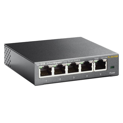 Switch TP-Link TL-SG105E 5 Portas Gigabit Smart Managed