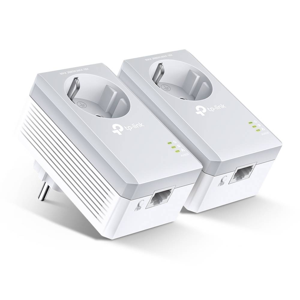 Powerline TP-Link TL-PA4010P KIT AV600 HomePlug AV Passthrough Starter Kit