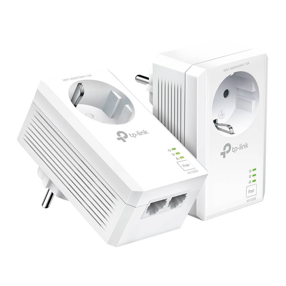 Adaptador Powerline TP-Link TL-PA7027P KIT 1000Mbps / Alcance de 300m / Pack de 2