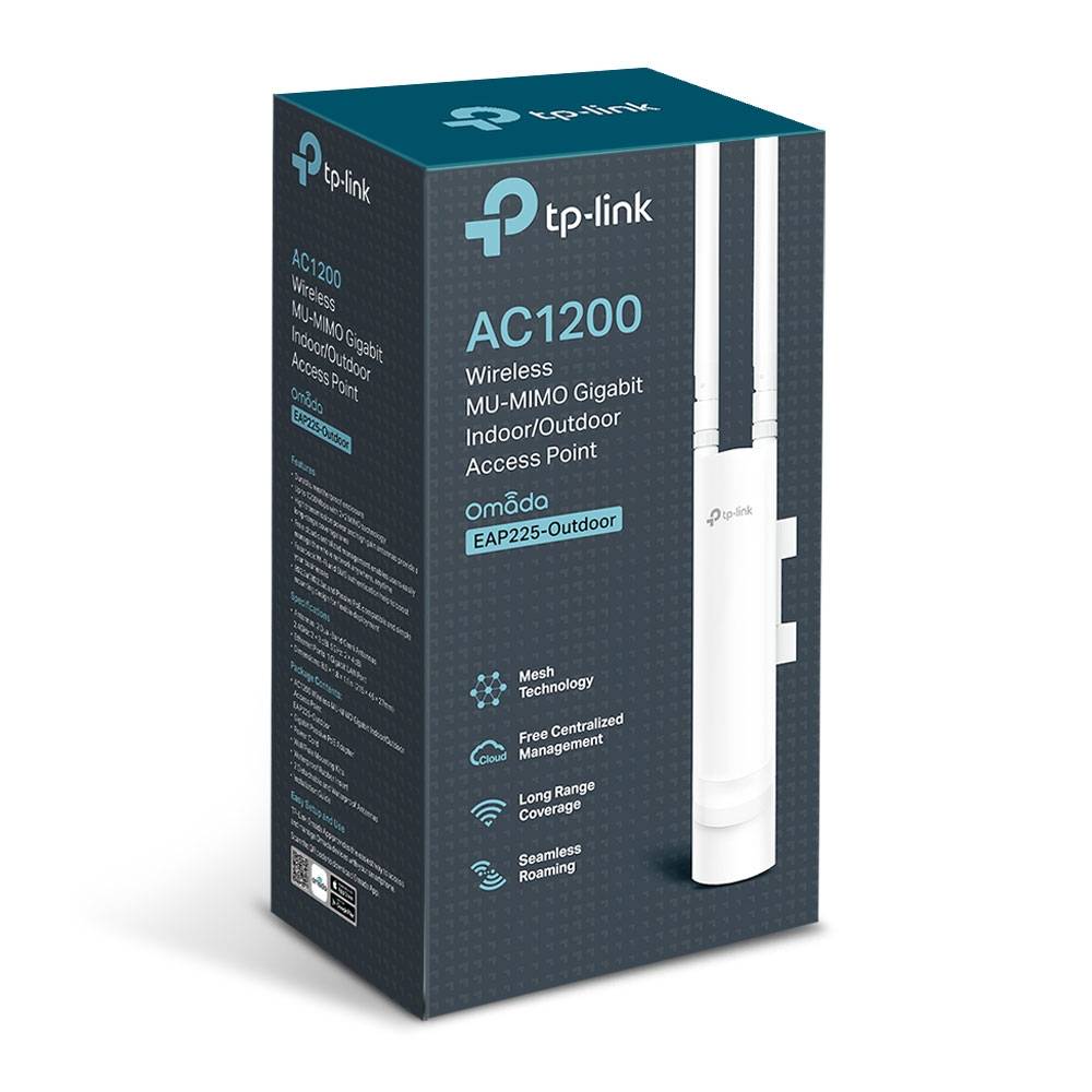 Access Point TP-Link EAP225-Outdoor AC1200 Wireless MU-MIMO Gigabit Indoor/Outdoor