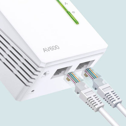 Powerline TP-Link TL-WPA4221 KIT AV600 HomePlug AV Fast Ethernet 300Mbps Wi-Fi Starter Kit