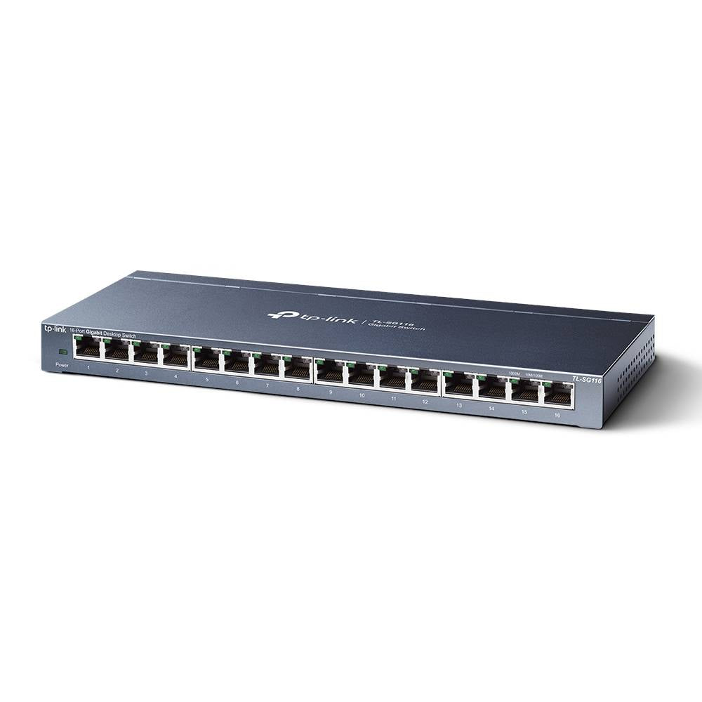Switch TP-Link TL-SG116 16 Portas Gigabit UnManaged