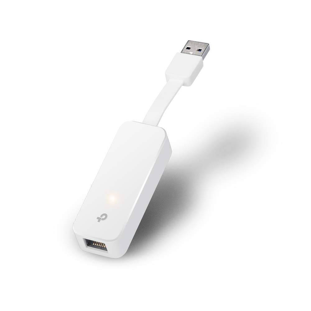 Adaptador de Rede TP-Link UE300 USB 3.0 para 100/1000Mbps Gigabit Ethernet Branco