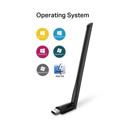 Adaptador USB TP-Link Archer T2U Plus Dual Band Wireless AC600
