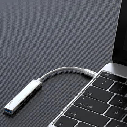 Hub USB-C HAVIT HB41 4 em 1 Prateado