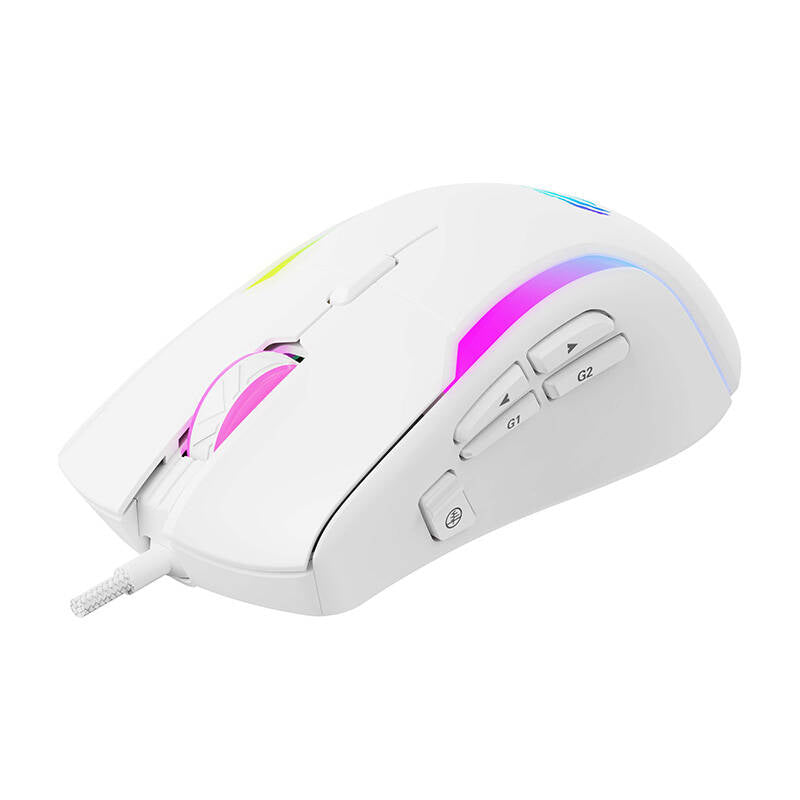 Rato Gaming HAVIT MS1033 RGB 8000 DPI Branco