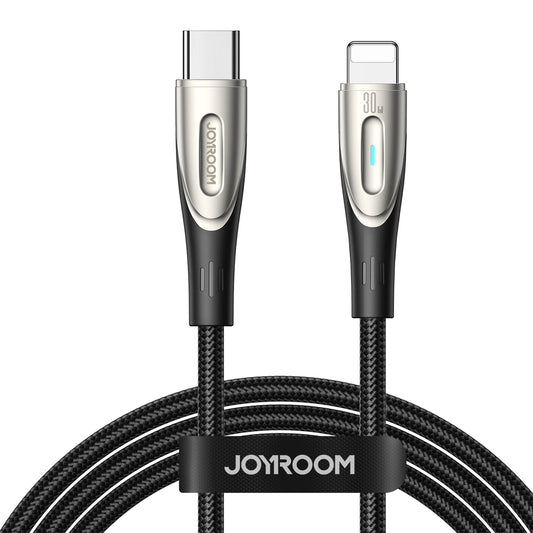 Cabo Joyroom Star-Light Series SA27-CL3 USB-C para Lightning / 30W / 1.2m / Preto