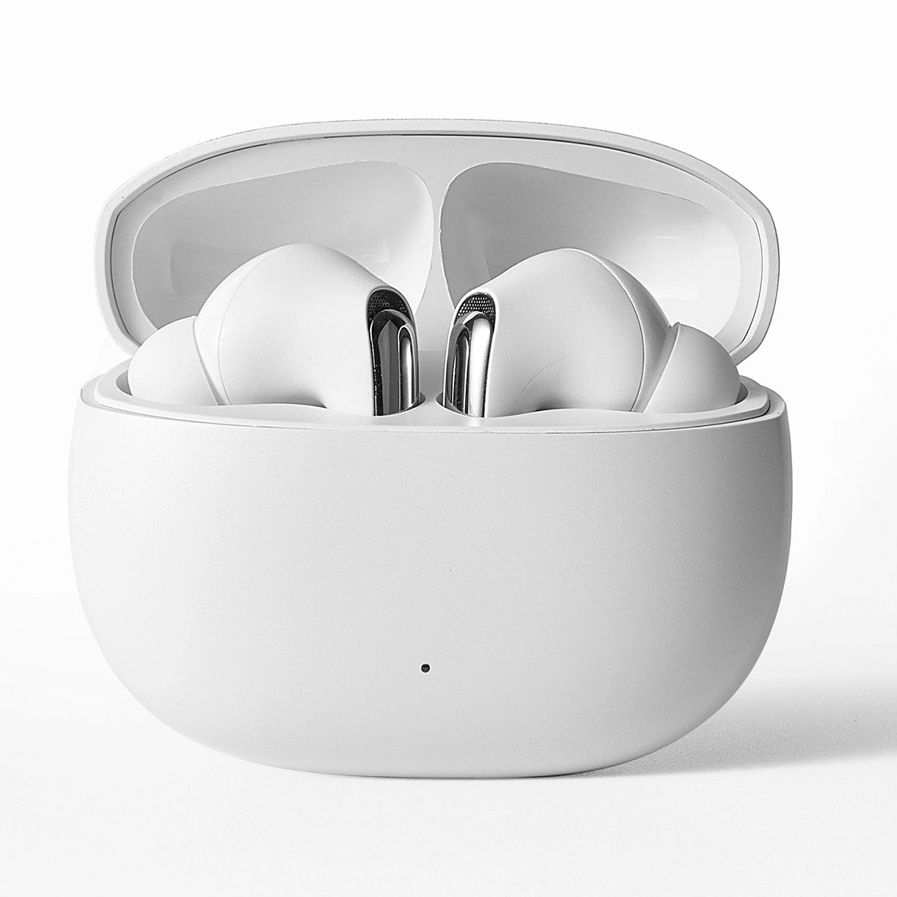 Auscultadores intra-auriculares sem fios TWS Bluetooth / Joyroom Funpods JR-FN1 / 5.4 ANC ENC - branco