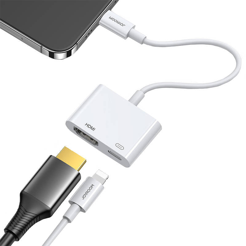Adaptador Lightning para HDMI Joyroom S-H141 / Branco