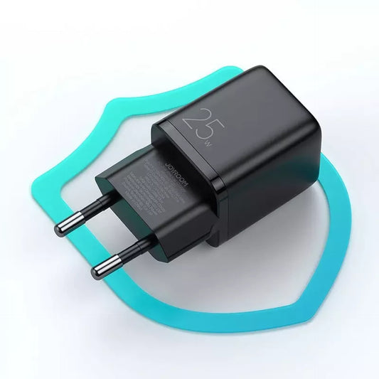 Mini carregador inteligente Joyroom L-P251 / USB-C PD 25W / Preto