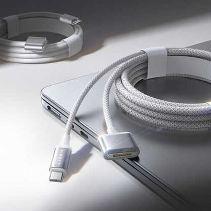 Cabo Carregamento USB-C Lisen MagSafe 3 140W 2 m Prateado