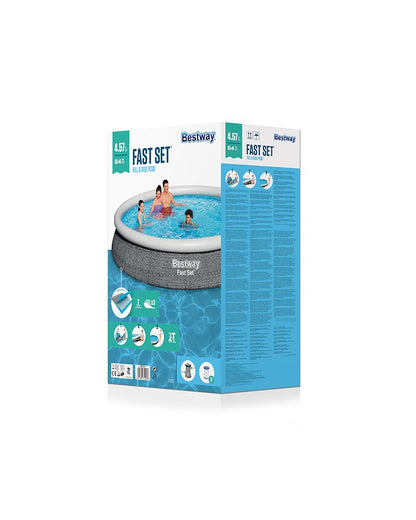 Bestway Piscina Fast Set 57313 / 9677L / Ø 457cm x 84cm_0