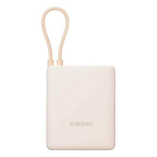Powerbank 10000mAh Xiaomi c/ Cabo Integrado Type-C 33W Castanho