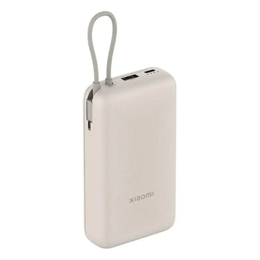 Powerbank Xiaomi 20000mAh 33W c/ Cabo Integrado Tan