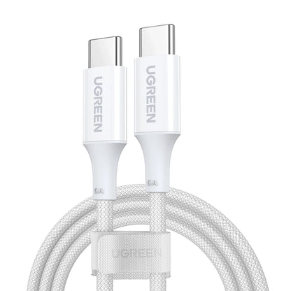Cabo Ugreen US557 /USB-C para USB-C Ugreen 100W PD 1m Branco