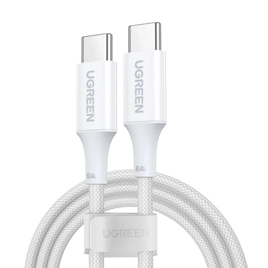 Cabo Ugreen US557 /USB-C para USB-C Ugreen 100W PD 1m Branco