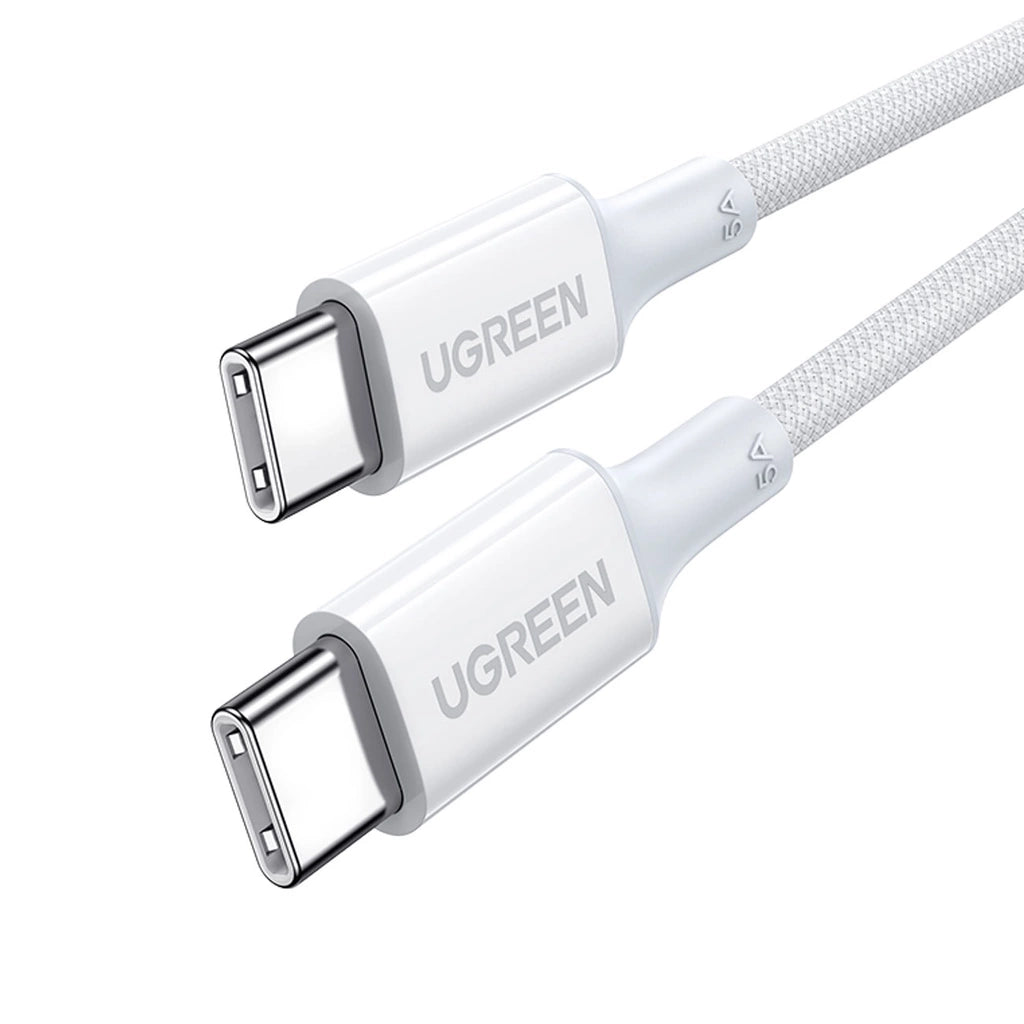 Cabo Ugreen US557 /USB-C para USB-C Ugreen 100W PD 1m Branco