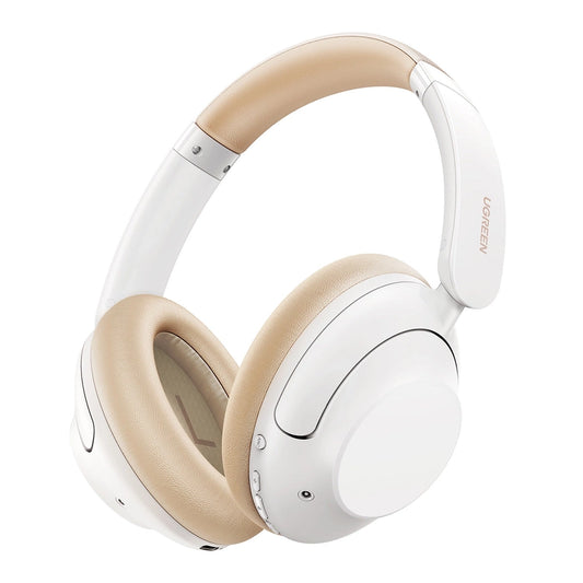 Ugreen HP202 HiTune Max5 Headphones On-Ear Sem Fios com Redução de Ruído Híbrida ANC - Branco