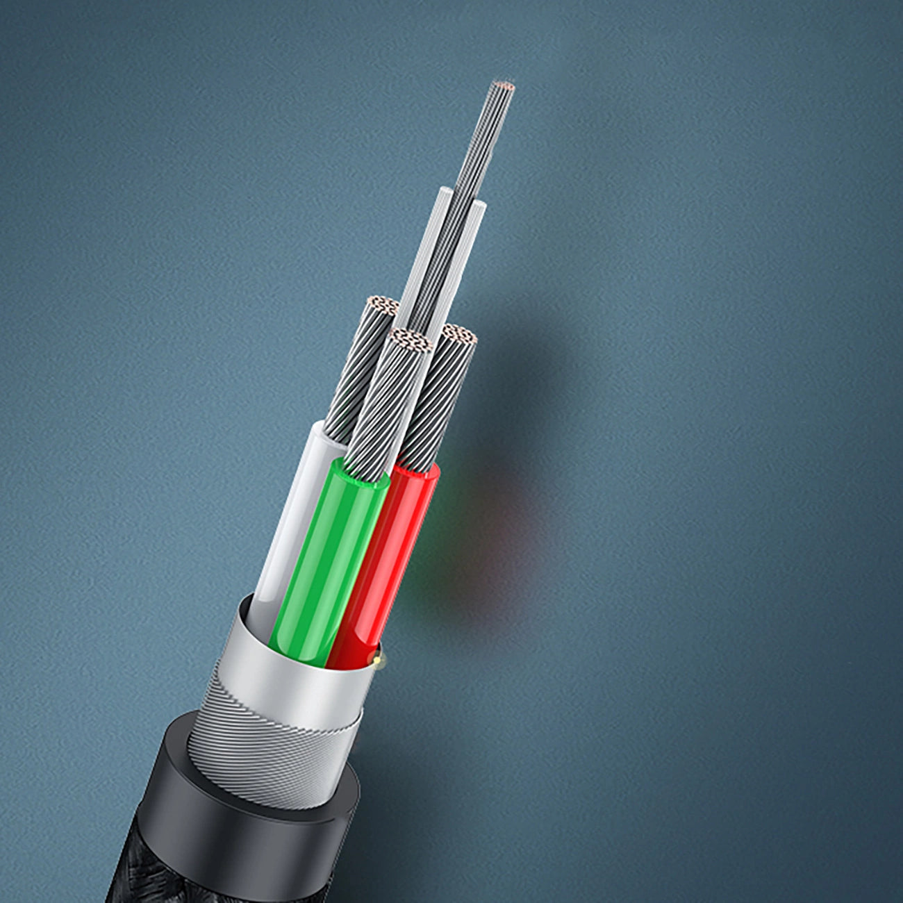 Cabo de impressora USB-C para USB-B Ugreen US370 45034 / 1m / Preto