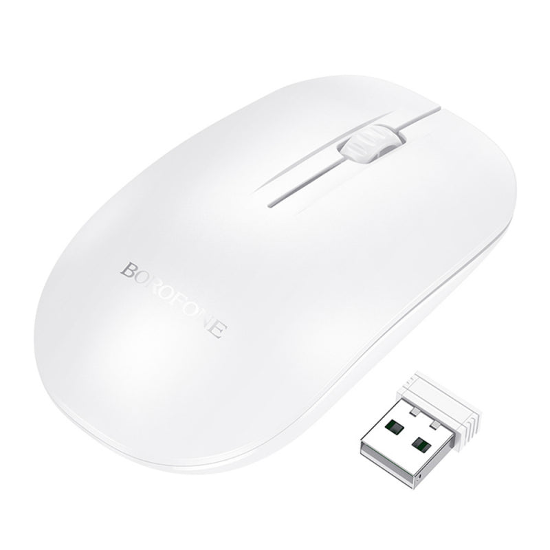 Rato Wireless Borofone BG14 Planet Bluetooth 1000DPI Branco