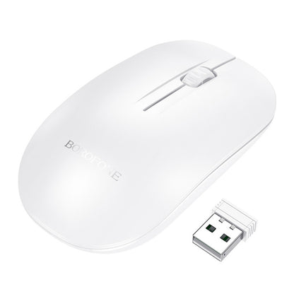 Rato Wireless Borofone BG14 Planet Bluetooth 1000DPI Branco