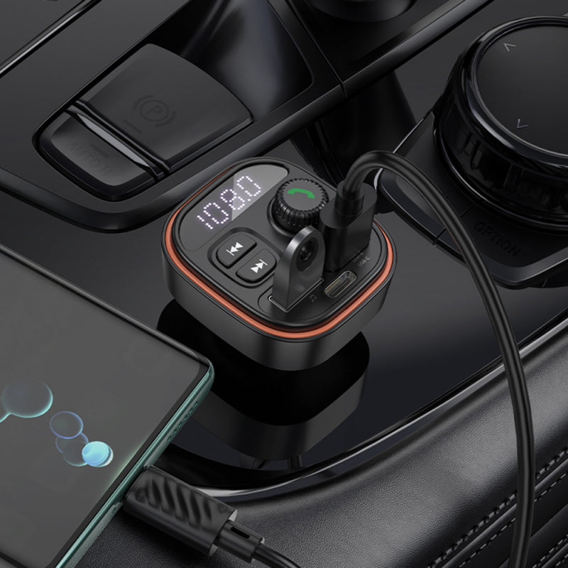 Transmissor FM Bluetooth Borofone BC59 Heroic Carregador USB