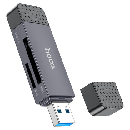 Leitor Cartões Hoco HB45 USB 3.0 USB-C SD MicroSD