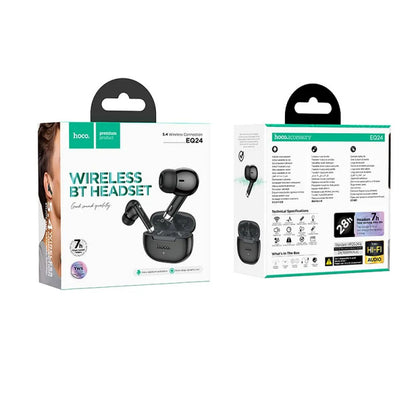 Auriculares Bluetooth Hoco EQ24 TWS Preto