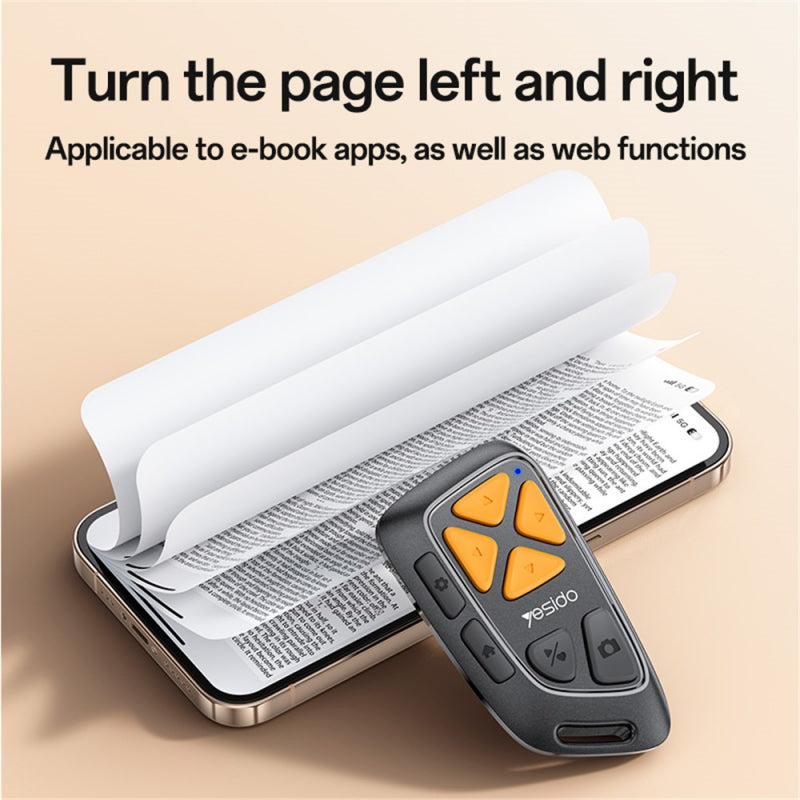 Comando Remoto de Scroll Yesido SF25 Preto