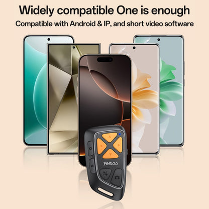 Comando Remoto de Scroll Yesido SF25 Preto