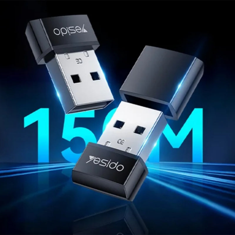 Adaptador Wi-Fi Yesido WP10 USB 150Mbps Preto