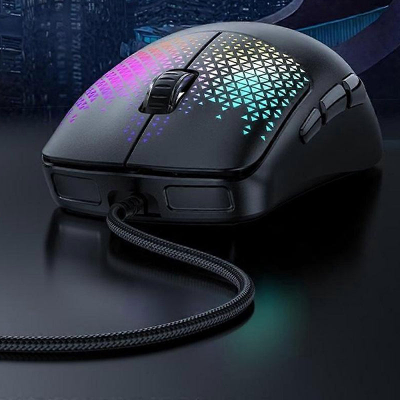 Rato Gaming Yesido KB32 RGB 7200DPI Preto