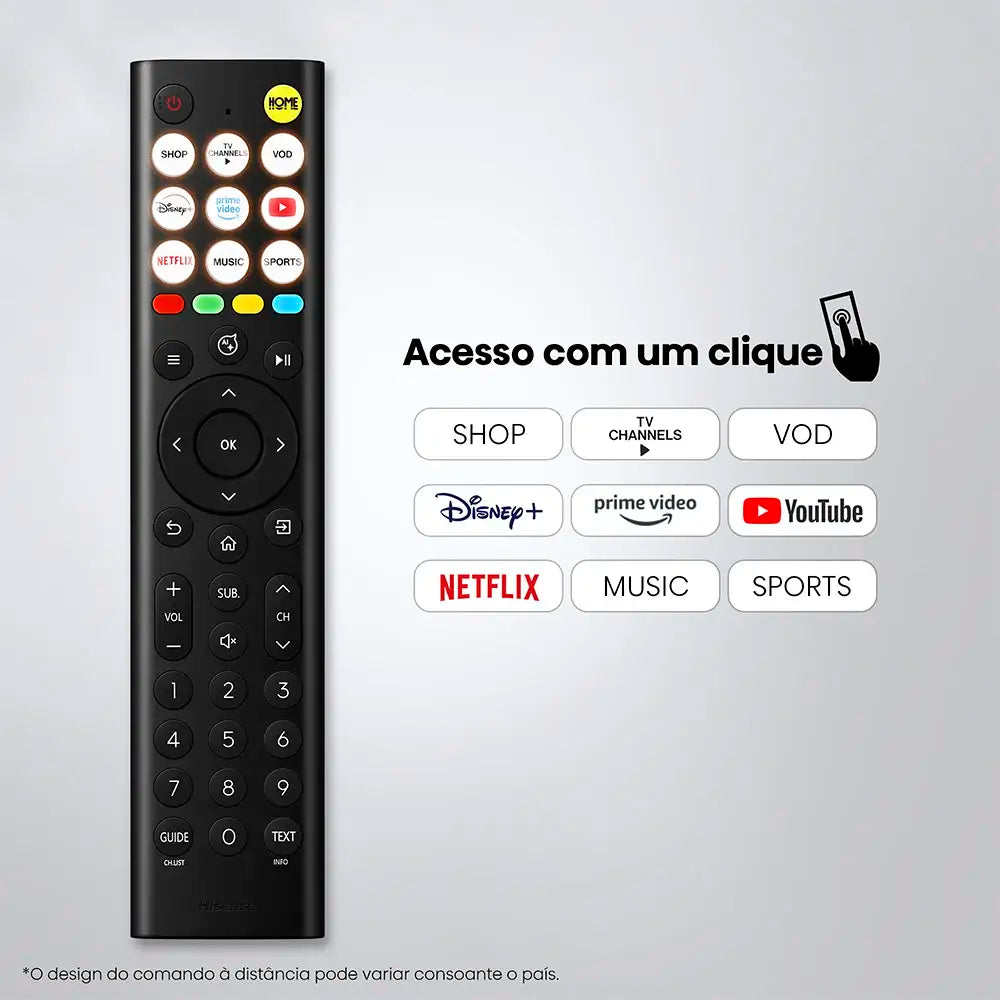 Smart TV Hisense A4S 32” HD Ready LED HomeOS 2026